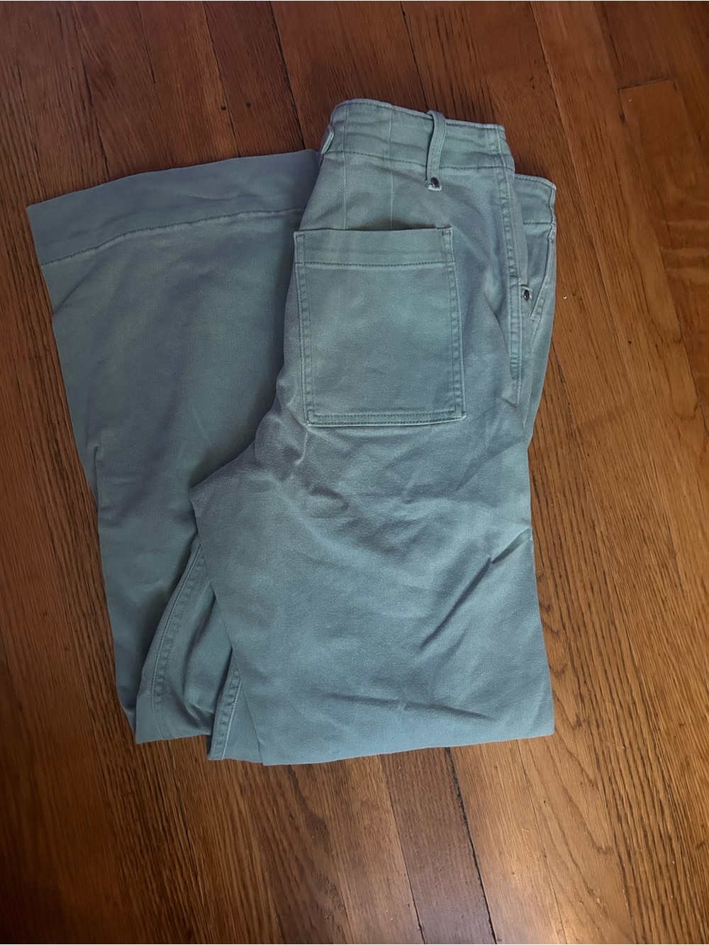 GAP Wide Leg Light Sage Green Casual Pants